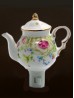 Porcelain Floral Teapot Night Light With Gift Box